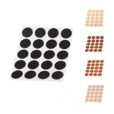 TAPÓN TAPA TORNILLOS ADHESIVO Ø13MM NEGRO 100UDS