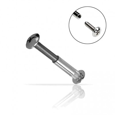 TORNILLO UNIÓN M/H M6X30/42MM Ø7MM DORADO