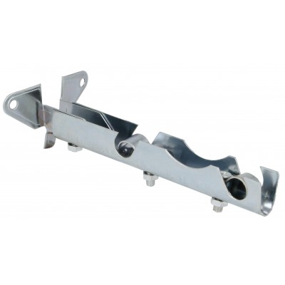 SOPORTE CORTINA 12MM FRENTE DOBLE Nº5 CROMO