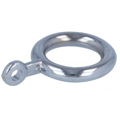 ANILLA CORTINA DOBLE Ø20MM PLÁSTICO CROMO