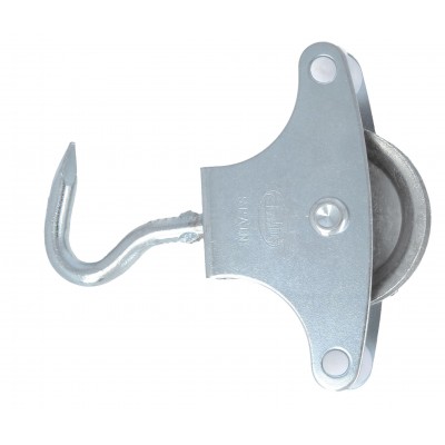 POLEA ABIERTA ROLDANA METAL 39MM ZINC