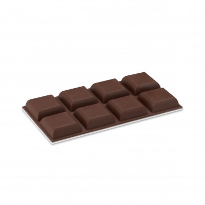 TOPE PROTECTOR MULTIUSO ADHESIVO 16X16X6MM MARRÓN 8UDS INOFIX 2090-4