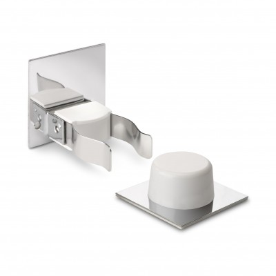 TOPE PUERTA ADHESIVO CON RETENEDOR PINZA BLANCO INOFIX 2025-2