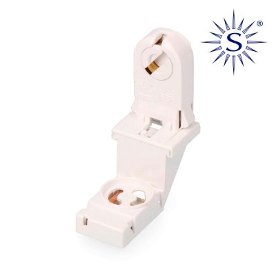 PORTATUBO FLUORESCENTE CON PORTACEBADOR SOLERA 802