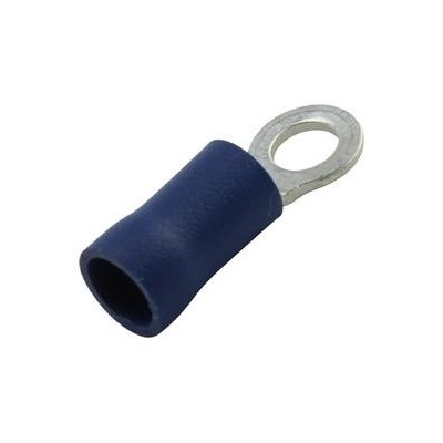 TERMINAL FASTON REDONDO AISLADO 3,7MM AZUL