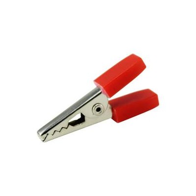 PINZA COCODRILO AISLADA CHICA ROJA