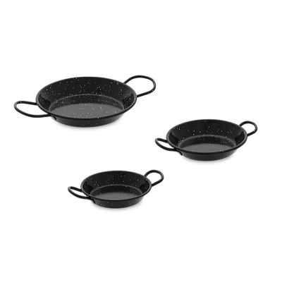 PAELLERA PLANA ESMALTADA 10CMS MINI