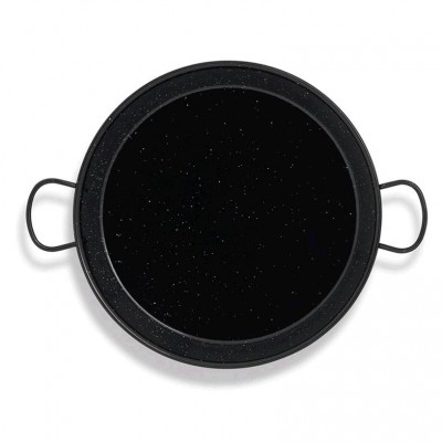 PAELLERA PLANA ESMALTADA 34CMS 6 RACIONES
