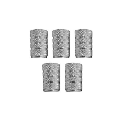 SET 5 TAPONES RUEDA COCHE PLATA DUNLOP