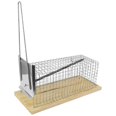 TRAMPA RATAS METAL 20X12X9CM ZINC