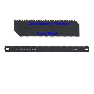 HOJA SIERRA DOBLE CORTE METAL/MADERA 300MM IZAR 1996