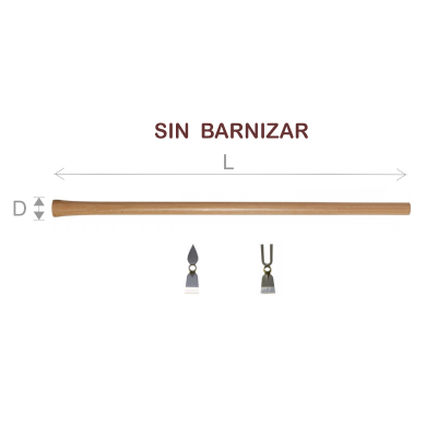 MANGO MADERA AZADILLA Ø35X900MM SIN BARNIZAR