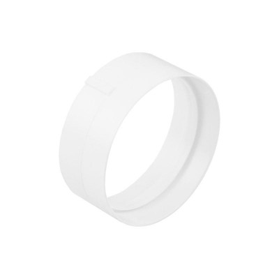 EMPALME PVC VENTILACIÓN Ø120MM BLANCO