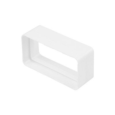 EMPALME PVC VENTILACIÓN 150X75MM BLANCO