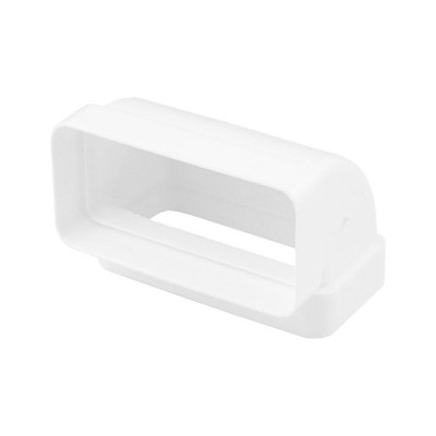 CODO VERTICAL 90º PVC VENTILACIÓN 150X75MM BLANCO