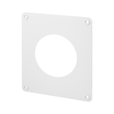 EMBELLECEDOR PARED PVC VENTILACIÓN Ø100MM BLANCO