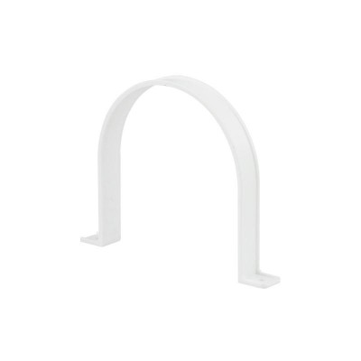 ABRAZADERA REDONDA PVC VENTILACIÓN Ø100MM BLANCO