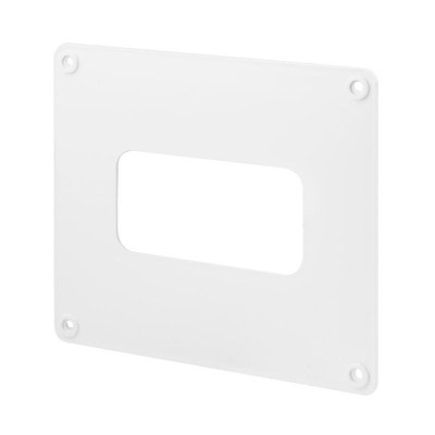 EMBELLECEDOR PARED PVC VENTILACIÓN 110X55MM BLANCO