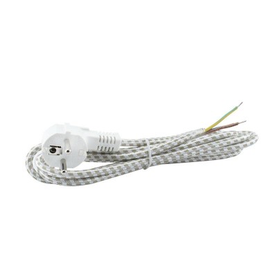 CABLE PLANCHA 2MT 3X0,75MM CLAVIJA ACODADA