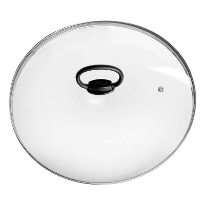 TAPADERA UNIVERSAL VIDRIO 26CM ASA PLEGABLE