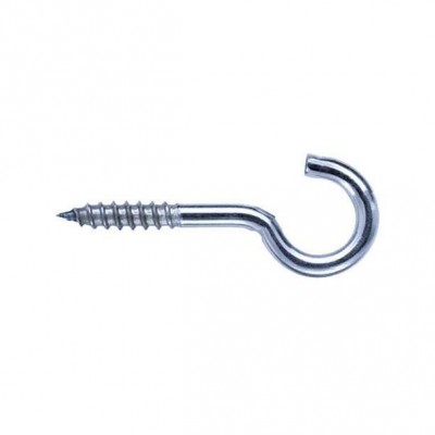 CÁNCAMO ABIERTO ROSCA MADERA ZINC 17X40 (3,5X26MM)