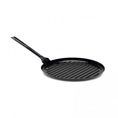 ASADOR REDONDO ESMALTADO 22CMS VAELLO