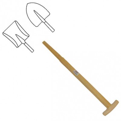 MANGO MADERA PALA MULETA 670MM