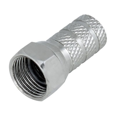 CONECTOR ANTENA F MACHO - MACHO ESTANCO 6,6MM