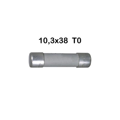 FUSIBLE CILÍNDRICO 10,3X38 T-0 2A
