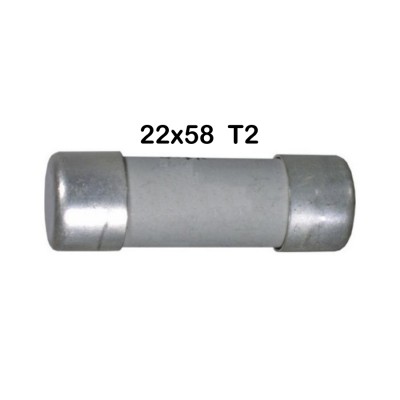 FUSIBLE CILÍNDRICO 22X58 T-2 63A