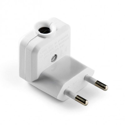 CLAVIJA MACHO 2P 10A Ø4MM LATERAL BLANCO FAMATEL 1003