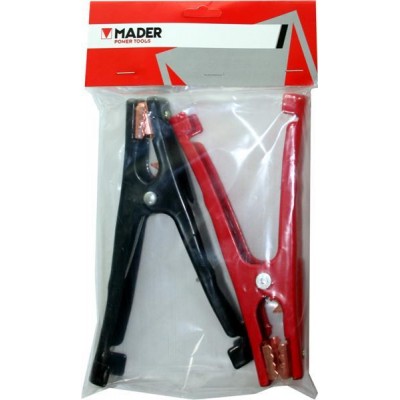 JUEGO PINZAS CABLE BATERÍA 600A 250MM MADER