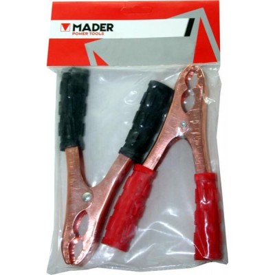 JUEGO PINZAS CABLE BATERÍA 200A 250MM MADER