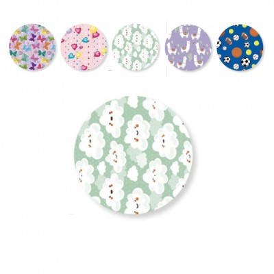 PAPEL REGALO INFANTIL 70X200MM NUBES
