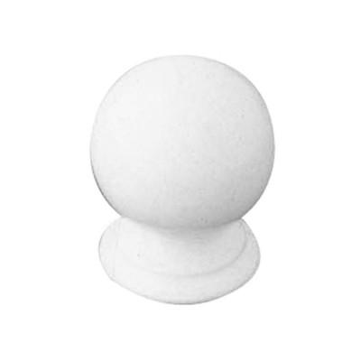 POMO BOLA 30MM ZAMAK BLANCO MOD.60