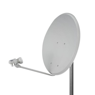 KIT ANTENA PARABÓLICA 60CMS + LNB UNIVERSAL