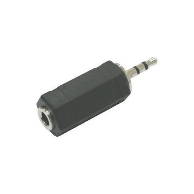 ADAPTADOR JACK MACHO 2,5MM ESTÉREO A HEMBRA 3,5MM ESTÉREO