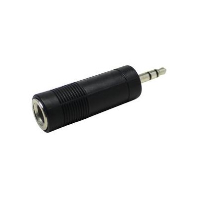 ADAPTADOR JACK MACHO 3,5MM ESTÉREO A HEMBRA 6,35MM ESTÉREO