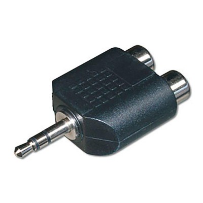 ADAPTADOR JACK MACHO 3,5MM ESTÉREO A 2 RCA HEMBRA