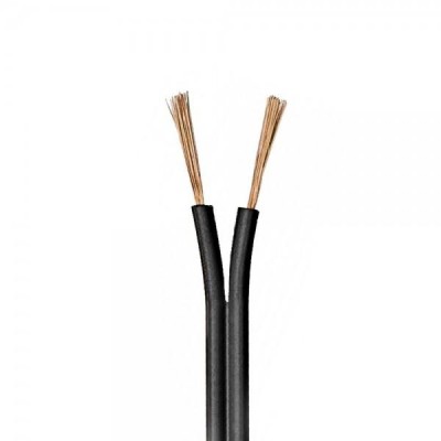 CABLE PARALELO 2X0,5MM NEGRO POLARIZADO (€/M)
