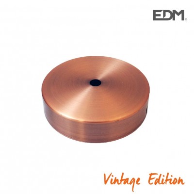 FLORÓN METÁLICO BRONCE Ø9,85CM + KIT MONTAJE