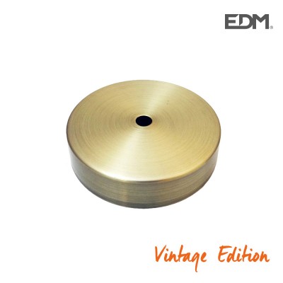 FLORÓN METÁLICO ORO NUEVO Ø9,85CM + KIT MONTAJE