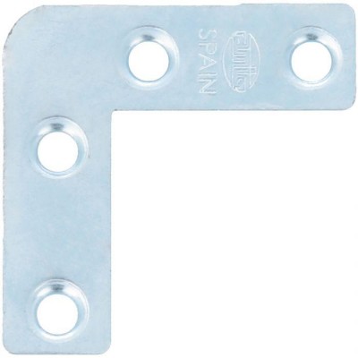 ESCUADRA 40X40X12X0,9MM ZINC CANTO CUADRADO