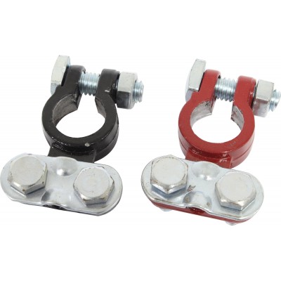 JUEGO 2 BORNAS BATERÍA MADER