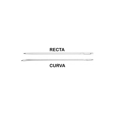 AGUJA SAQUERA CURVA Nº3 2,5X80MM