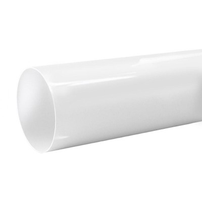 TUBO GAS ALUMINIO Ø110MM X 1,5M BLANCO