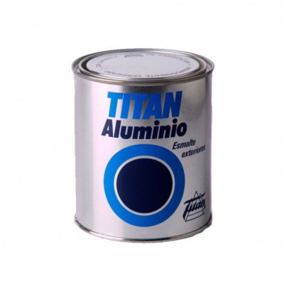 TITAN ESMALTE ALUMINIO EXTERIORES 375ML