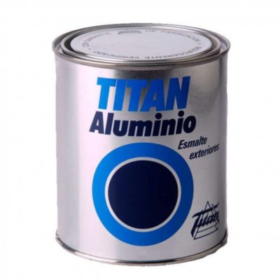 TITAN ESMALTE ALUMINIO EXTERIORES 750ML