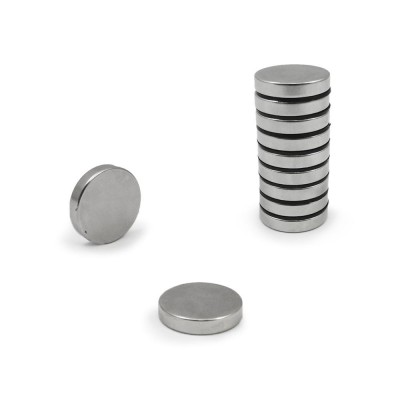 IMÁN NEODIMO Ø20X5MM GRADO N35 65N