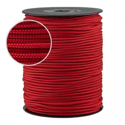 CUERDA CORDINO Ø3MM ROJO LISO (€/M)